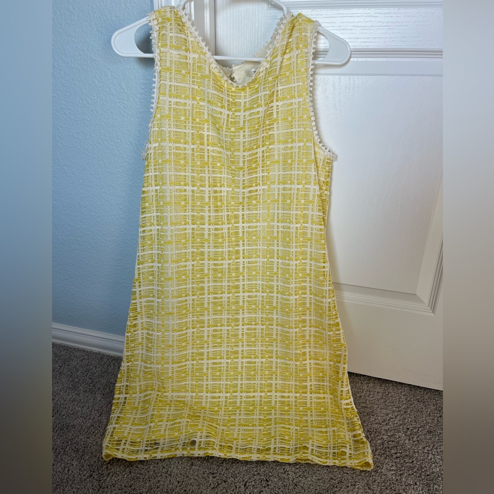 Max Studio Chartreuse Mini Dress